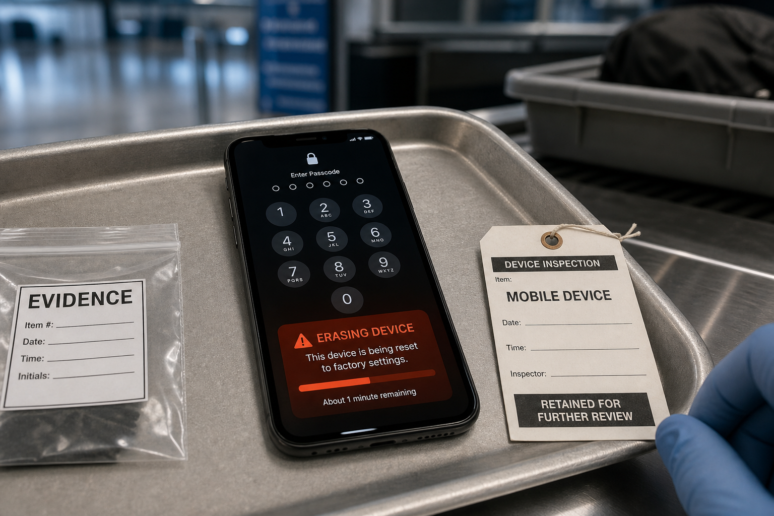 He Gave Border Agents a Passcode. It Wiped His Phone Instead of Unlocking It. Now He's Facing Federal Charges.